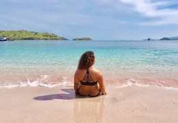 Pink Beach en Komodo