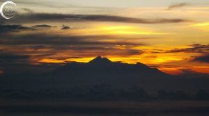 Amanecer desde el monte Batur